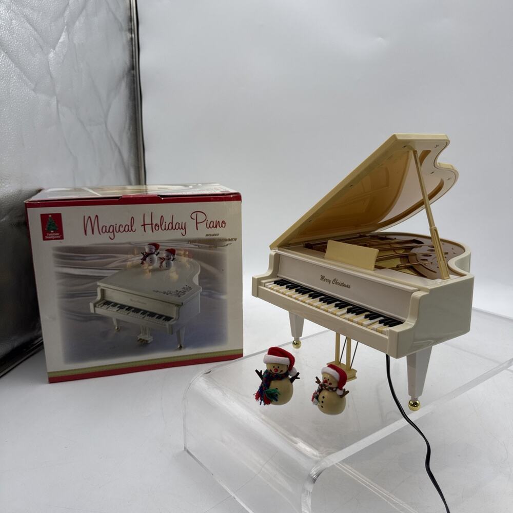 Magical Christmas Piano 12 Self-Playing Songs Tested W/ 2 Snowmen Tested Works